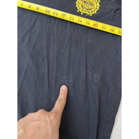 Streetwear Psychedelic Rise And Shine Tee L Normcore Alt Grunge Skater Y2K 90s - Picture 2 of 10